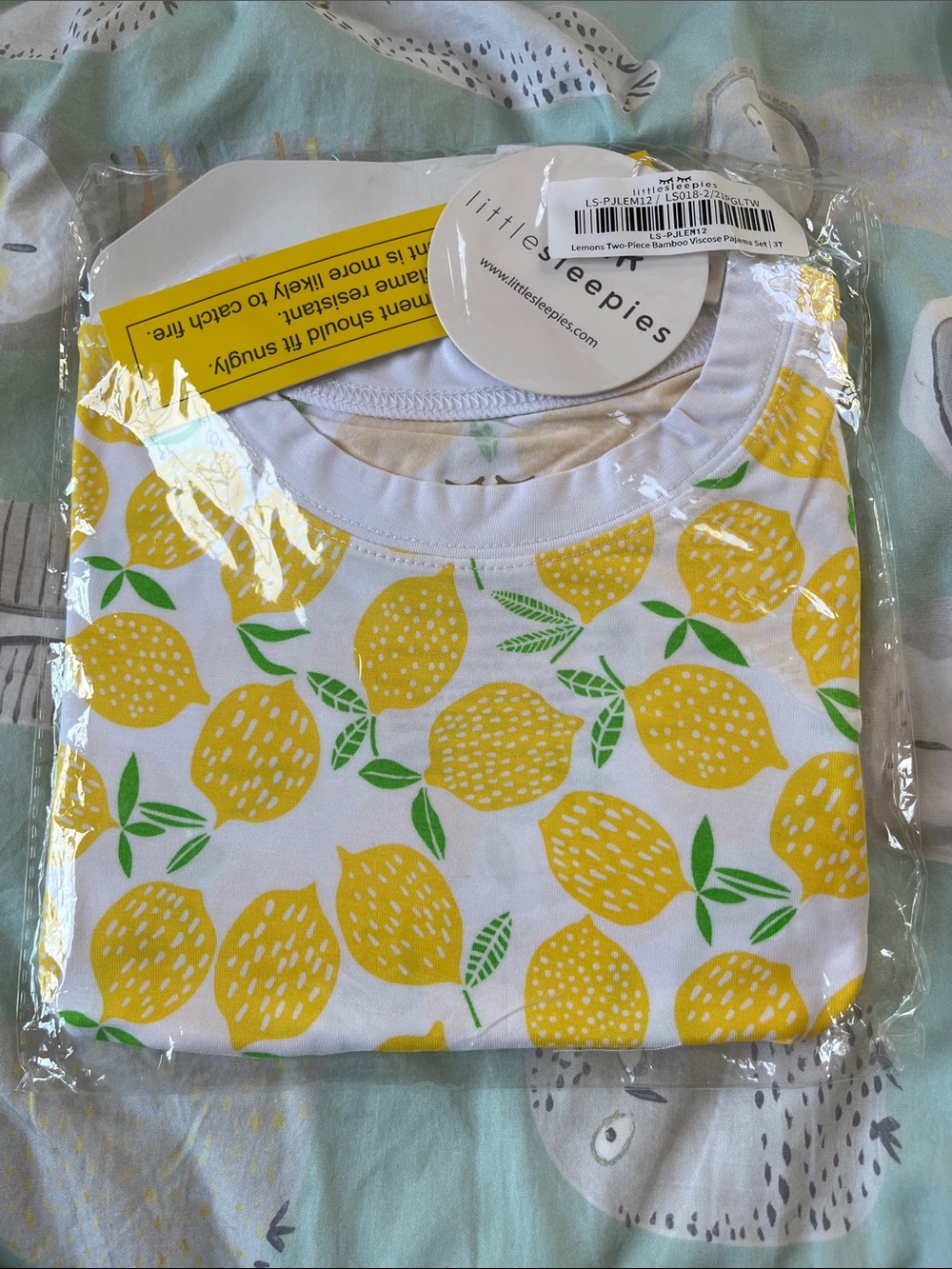 🍋 Little Sleepies Two Piece Viscose Pajama Set 🍋